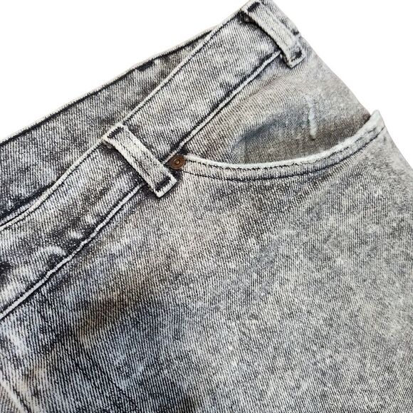 Vintage 90's Men LEVI'S 548 Silver Tab Medal Acid Black Gray Jeans 42x32 USA - Picture 7 of 15